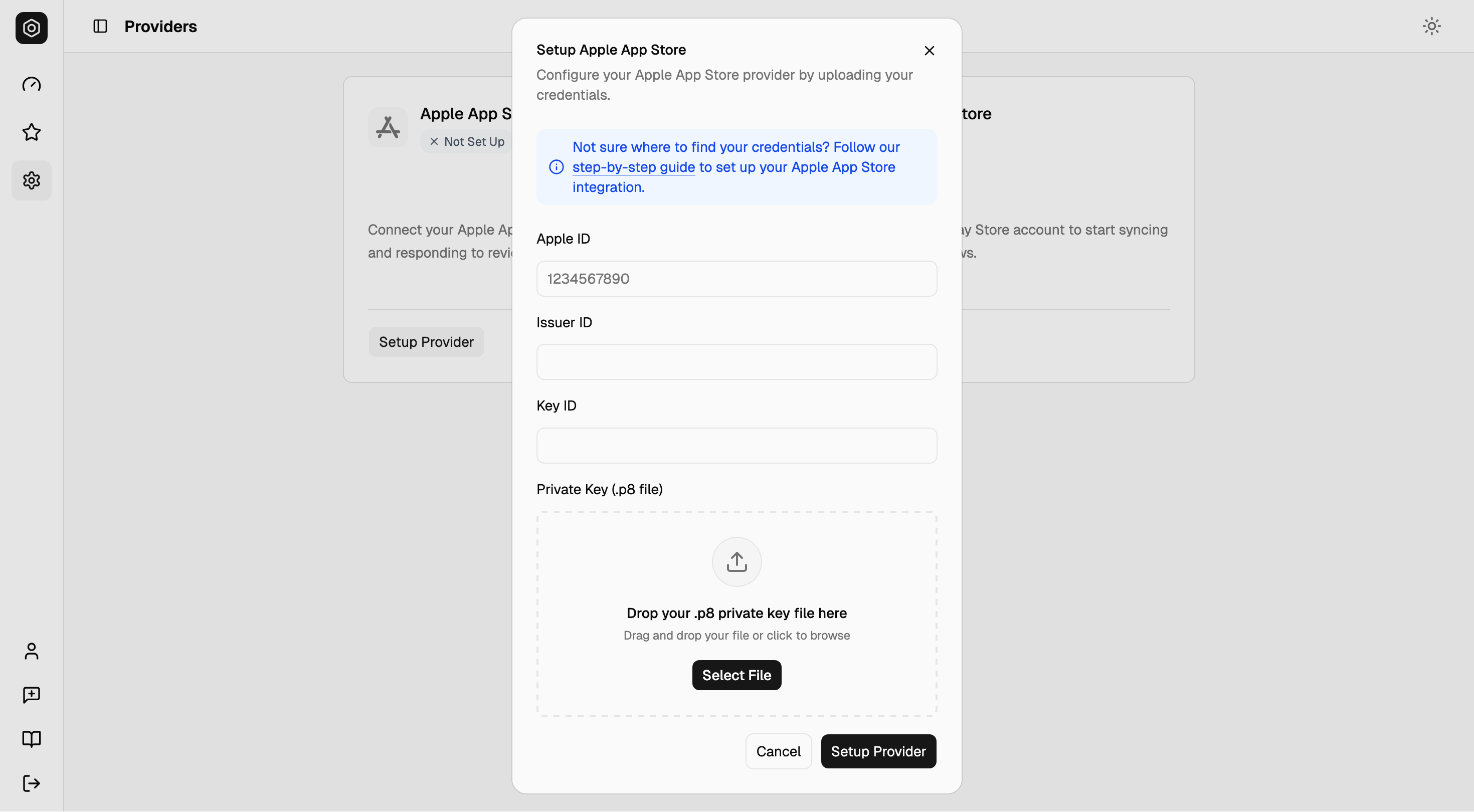 Apple App Store Setup
